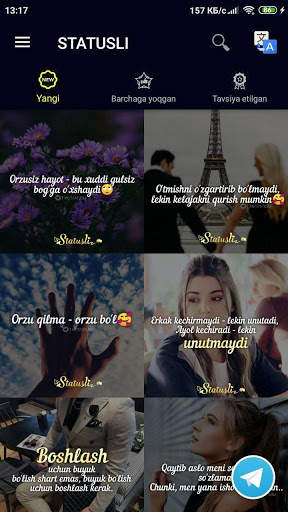 Status Wallpapers, Rasmlar, Картинки, Quotes screenshot 2