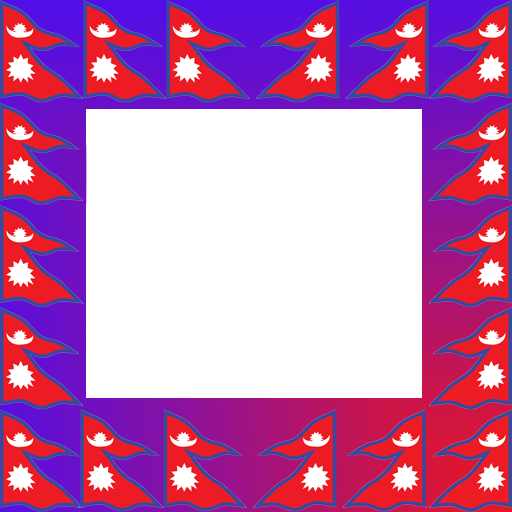 Nepal Flag Frame иконка