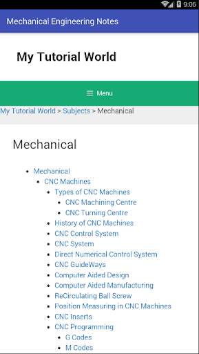Mechanical Engineering Notes скриншот 1