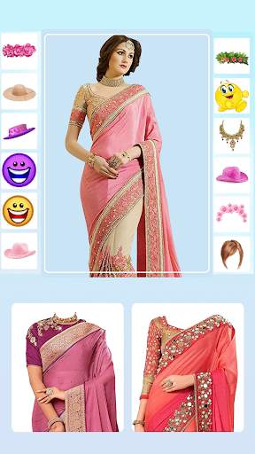Women Fancy Saree Photo Suit 1 تصوير الشاشة
