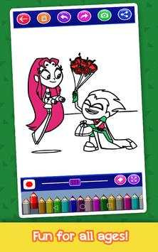 Teen Coloring Titans Go screenshot 2