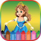 Coloring Book Princess icon