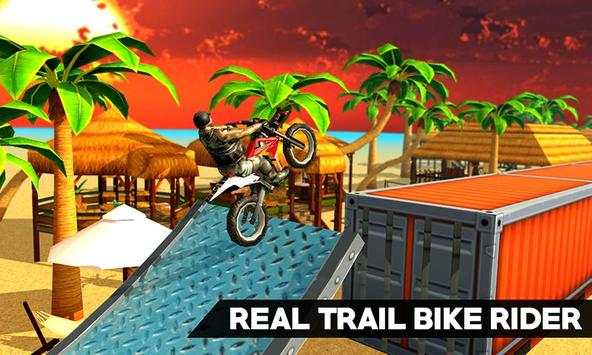 Extreme Trail Bike Beach Stunt 3D: Bike King 2017 screenshot 1