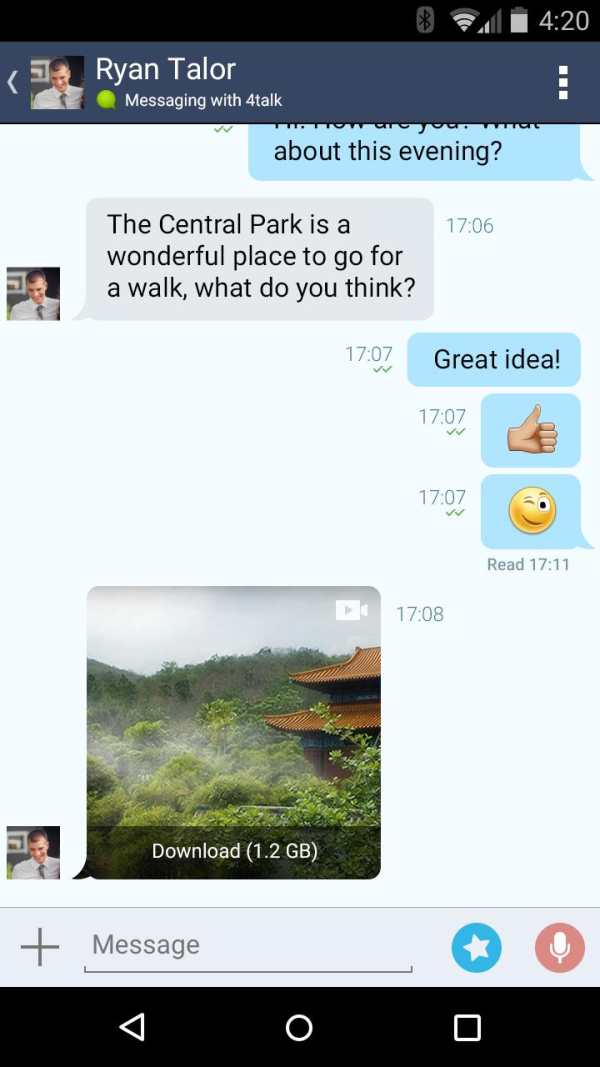 4talk Messenger screenshot 6