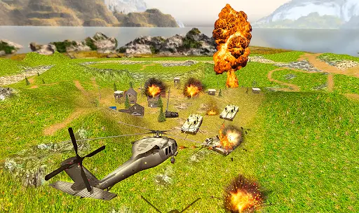 Helicopter Strike Gunship War – Helicopter Game screenshot 2