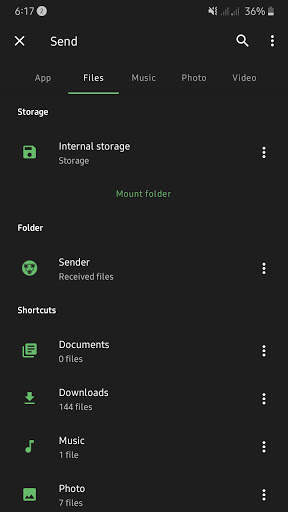 xSender - Share file Android, Computer screenshot 4