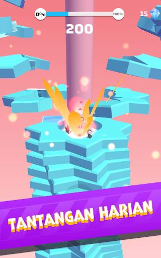 Helix Stack Jump: Bola Smash screenshot 8
