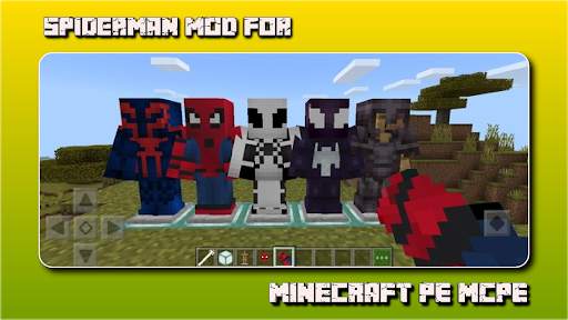 SpiderMan Minecarft Mod MCPE screenshot 4