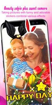 Beauty Selfie Plus – Sweet Camera & Face Stickers. screenshot 2
