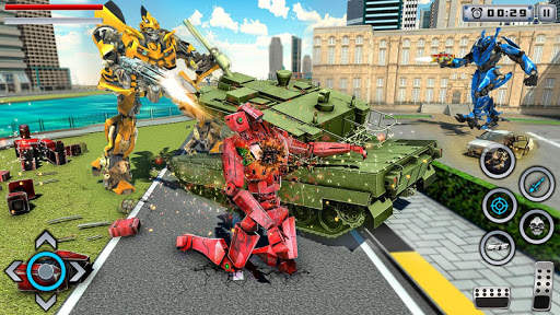 Tiger Transform Robot Car Game screenshot 4