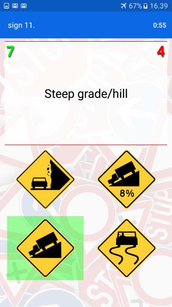 Trafic and road signs screenshot 24
