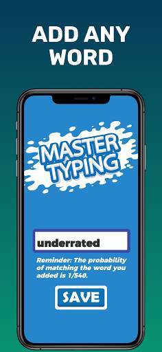 Master Typing - Typing Speed Test screenshot 3