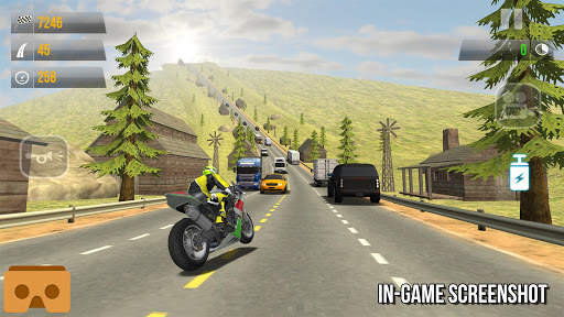 VR Motor Racing Mania 3D screenshot 1