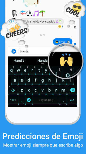 Emoji Keyboard iMore- Cool Font, Gif y temas en 3D screenshot 4