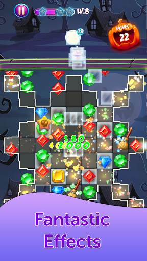 Jewels Magic - Candy Witch Match 3 screenshot 2