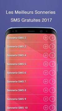 Sonneries SMS Gratuites 7 تصوير الشاشة