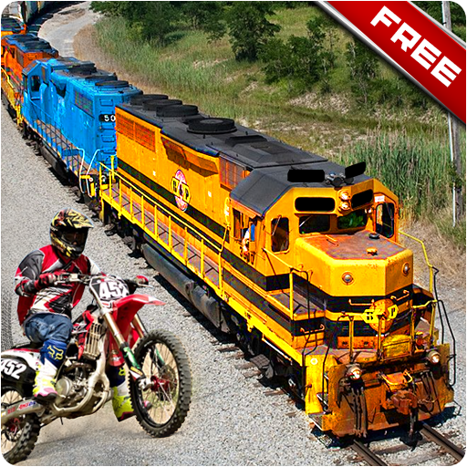 Stunt Bike vs Speed Train Game icon