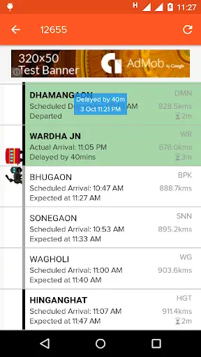 Indian Train Locator screenshot 2