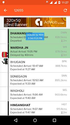 Indian Train Locator screenshot 2