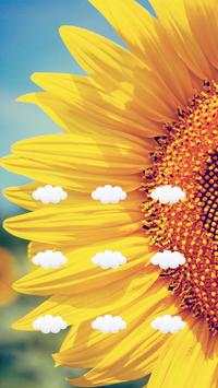 Sunflower APP Lock Theme Flower Pin Lock Screen screenshot 2