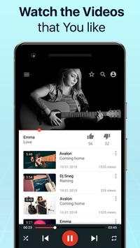 Music video player screenshot 2