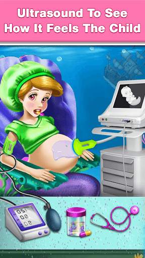 Pragnant Mermaid Care Newborn  screenshot 4