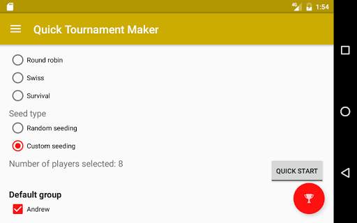 Quick Tournament Maker screenshot 8