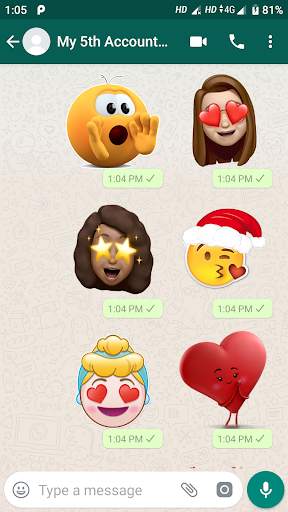 🔥 New Funny Emojis Stickers - WAStickerApps स्क्रीनशॉट 1