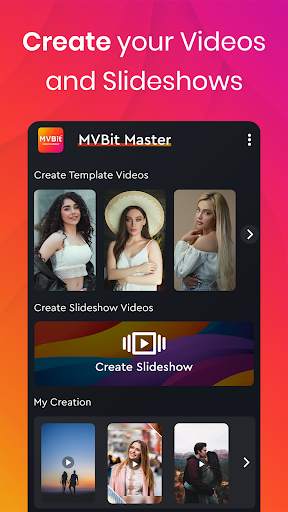MVBit Master - MV master Status Video Maker स्क्रीनशॉट 1