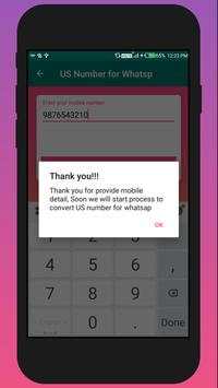 US Number for whatsp screenshot 2