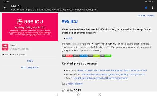 My GitHub screenshot 9