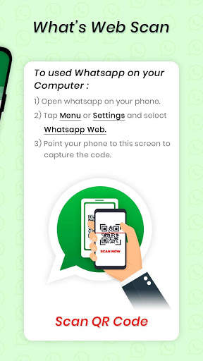 Whatsweb web scan: WA Status Saver, Dual WA App screenshot 2