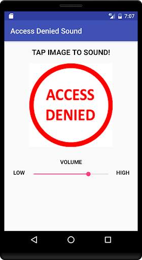 Access Denied Sound screenshot 1