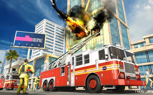 FireFighter Truck Driving Game screenshot 3