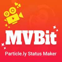 MVBit Music Master Particle.ly Video Status Maker logo