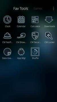 Cloudy CM Launcher Theme screenshot 3