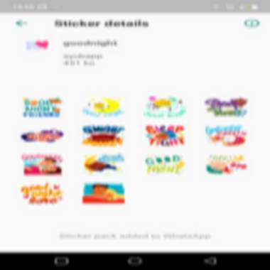 good night stickers for whatstickers screenshot 1