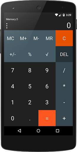 Calculator - FlatCalc FREE screenshot 1