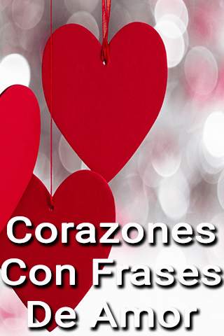 Imagenes de Corazones con Frases de Amor Gratis screenshot 1