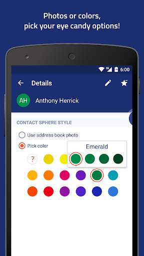 Veer contacts widget screenshot 6