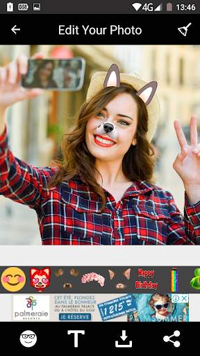 Selfie Camera - Photo Editor - Camera Effects‏ screenshot 4