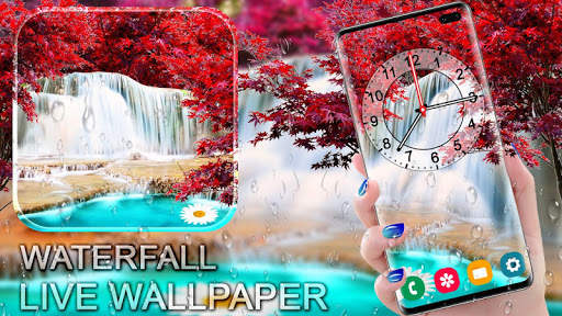 Waterfall Live wallpaper – Magic Touch Backgrounds screenshot 1