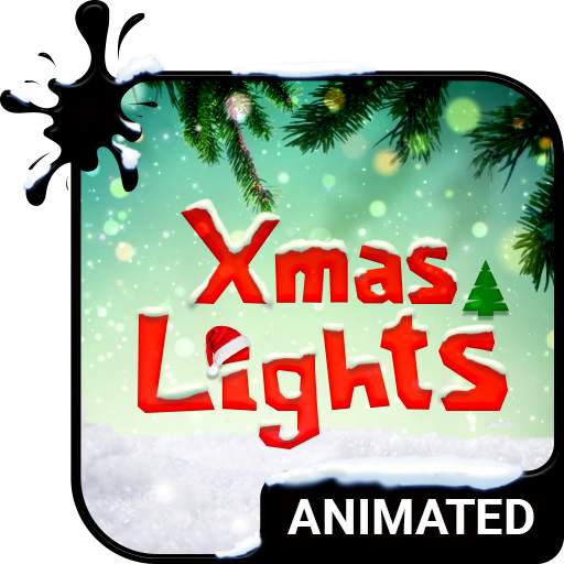 Xmas Lights Animated Keyboard   Live Wallpaper 3.63