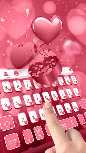 Red Love Rose Valentine Day Keyboard screenshot 3