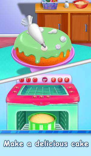 Designer  Birthday Cake Bakery Cooking Game screenshot 1