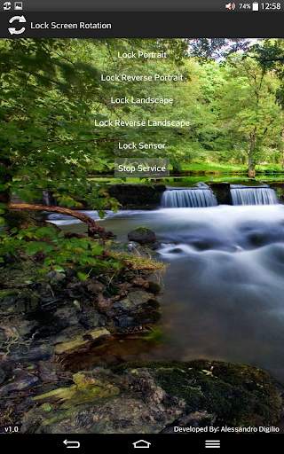 Lock Screen Rotation 7 تصوير الشاشة