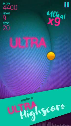 UltraButton - Arcade retro wave game screenshot 1