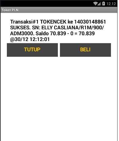 APK BerkatElektrik screenshot 2