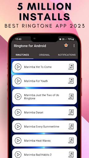 Ringtone for Android™ screenshot 1