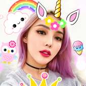 Kawaii Stickers for Selfie on 9Apps